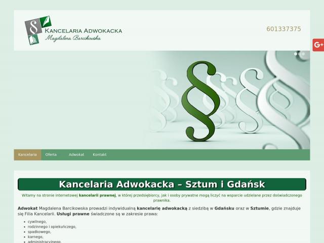 Kancelaria Adwokacka Magdalena Barcikowska