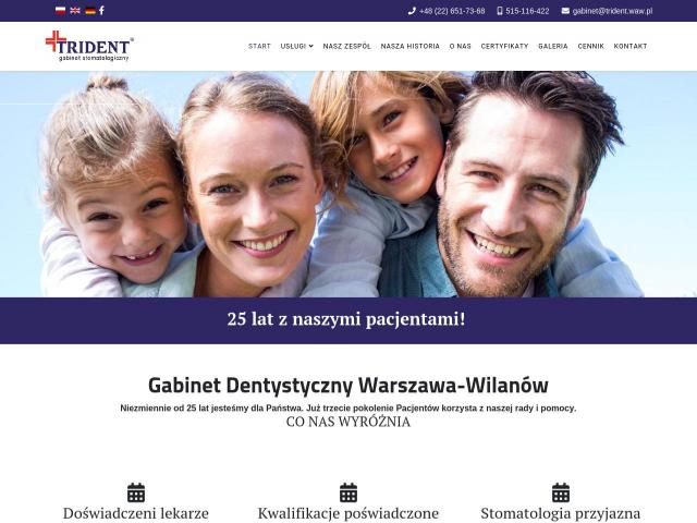 Gabinet stomatologiczny TRIDENT